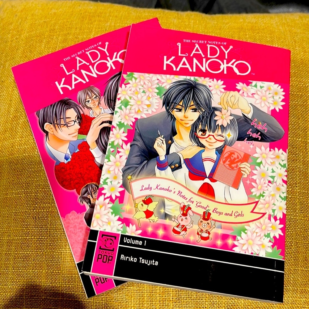 Manga Volumes 1 & 2 of “THE SECRET NOTES OF LADY KANOKO”